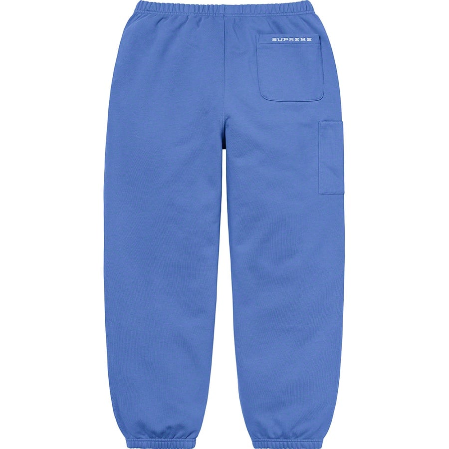 Details on Supreme Nike Cargo Sweatpant Blue from spring summer
                                                    2021 (Price is $138)