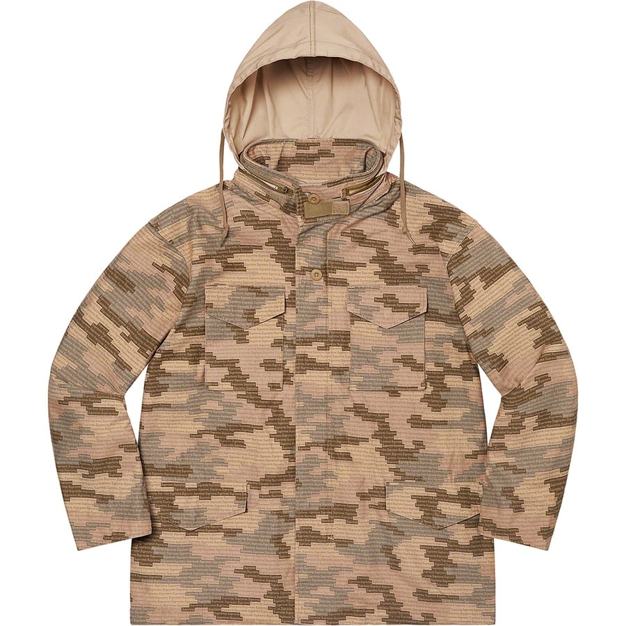 Details on Logo Camo M-65 Jacket Tan from spring summer
                                                    2021 (Price is $298)