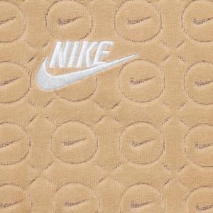 supreme nike velour track jacket tan