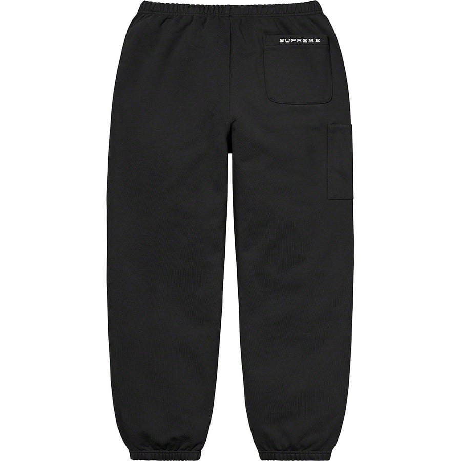 Details on Supreme Nike Cargo Sweatpant Black from spring summer
                                                    2021 (Price is $138)