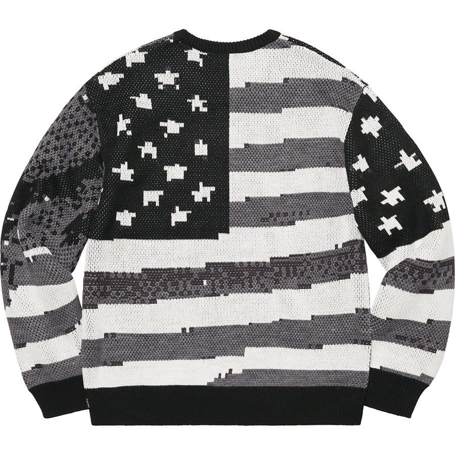 Details on Digital Flag Sweater Black from spring summer
                                                    2021 (Price is $158)