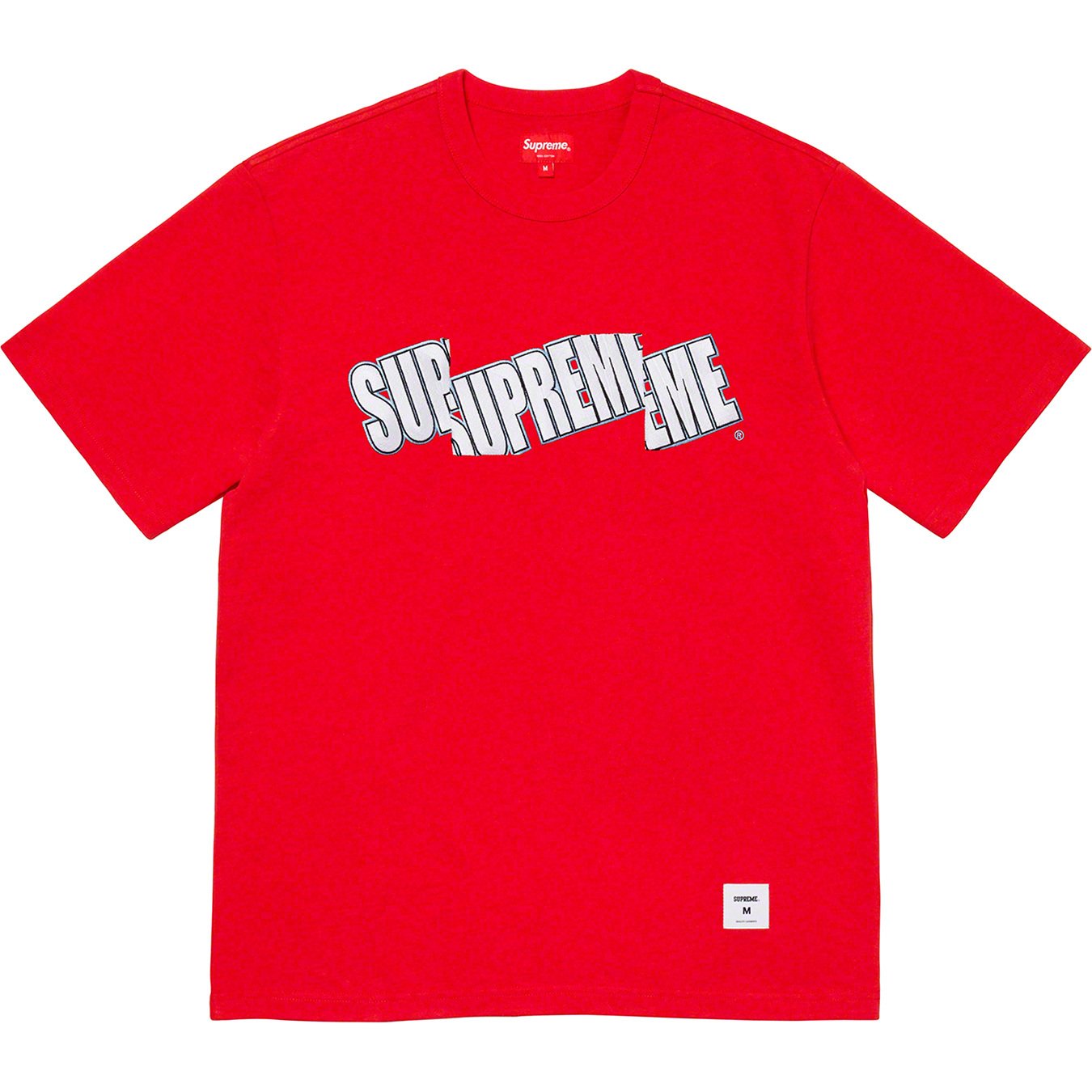 Supreme cut logo s/s top olive XL