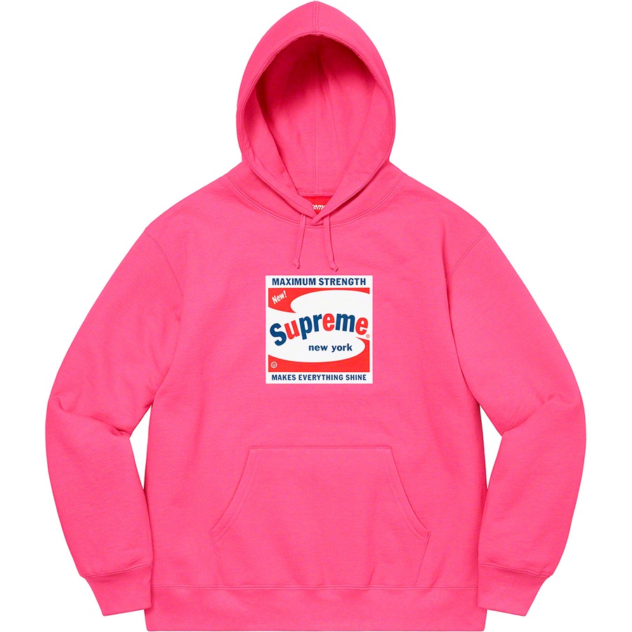 Details on Shine Hooded Sweatshirt Magenta from spring summer 2021 (Price is $158)