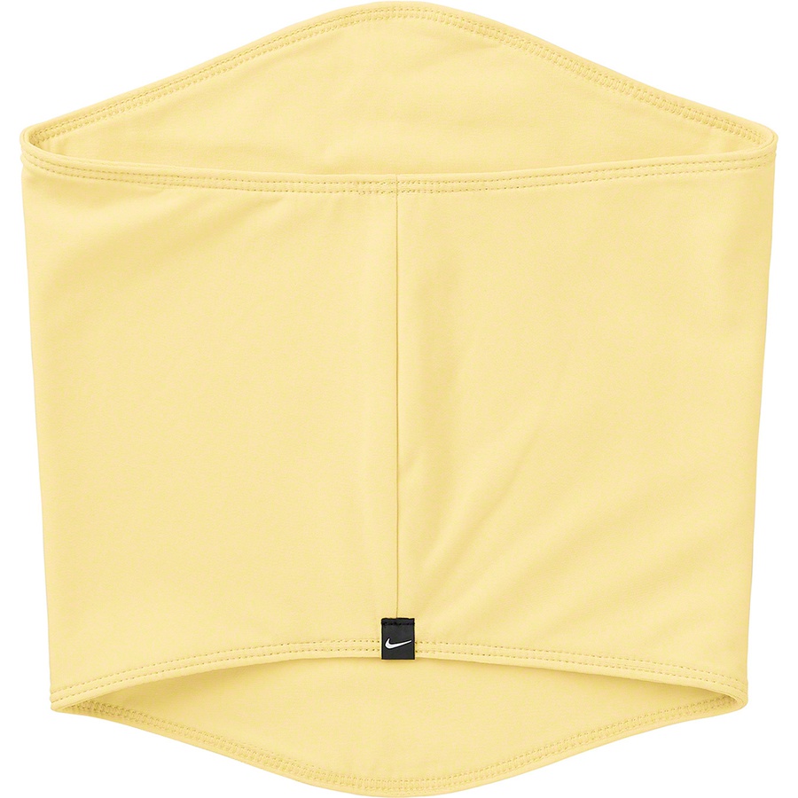 Details on Supreme Nike Neck Warmer Pale Yellow from spring summer
                                                    2021 (Price is $35)