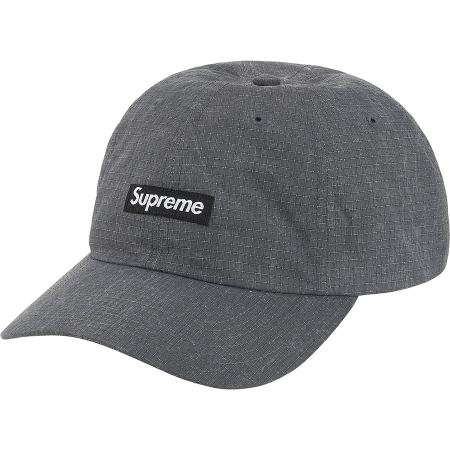 Details on Faded Ripstop 6-Panel Black from spring summer 2021 (Price is $48)