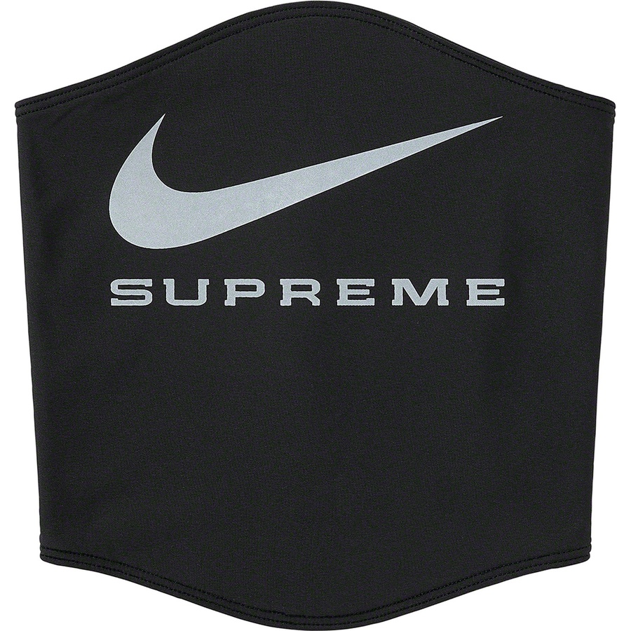 Details on Supreme Nike Neck Warmer Black from spring summer
                                                    2021 (Price is $35)