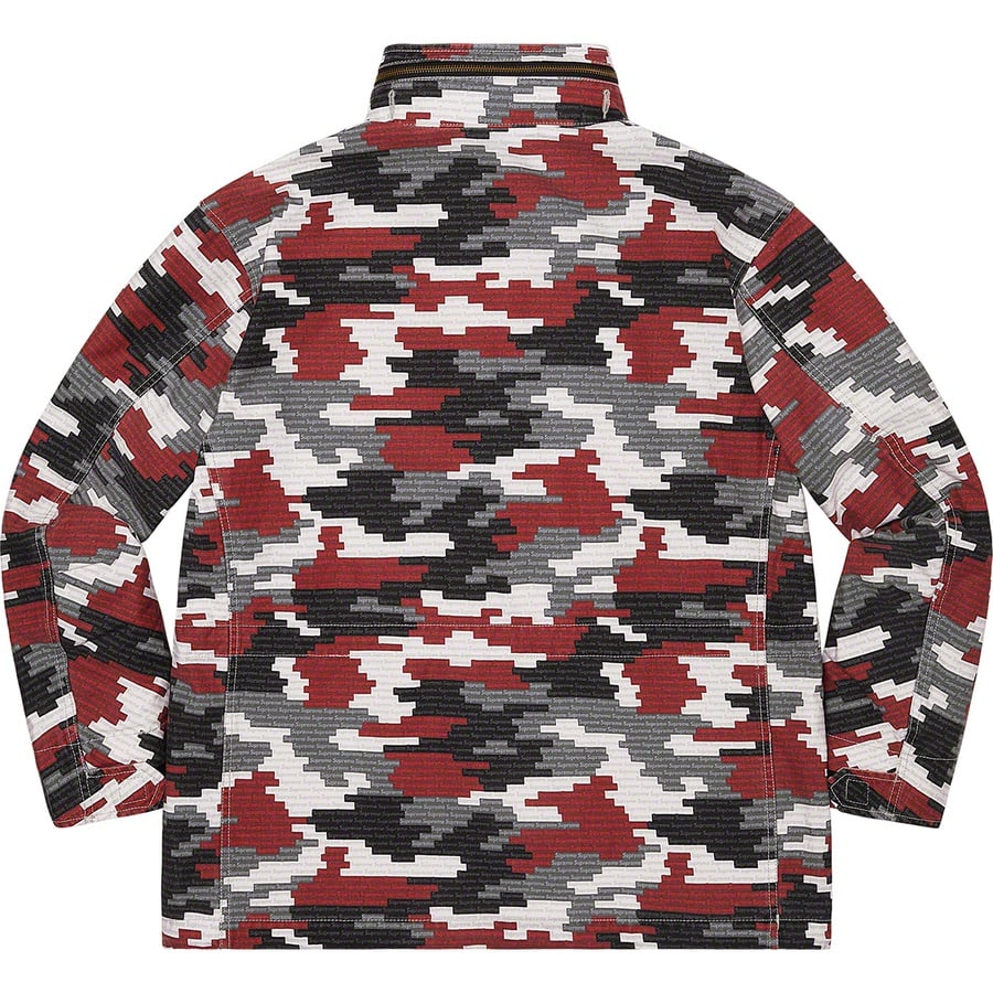 Details on Logo Camo M-65 Jacket Red from spring summer
                                                    2021 (Price is $298)