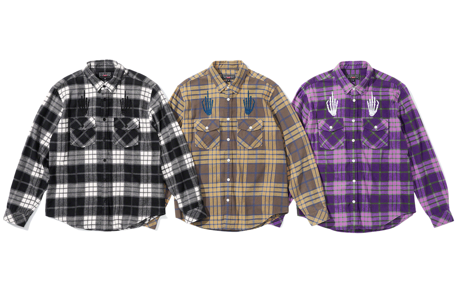 HYSTERIC GLAMOUR Plaid Flannel Shirt - spring summer 2021 - Supreme