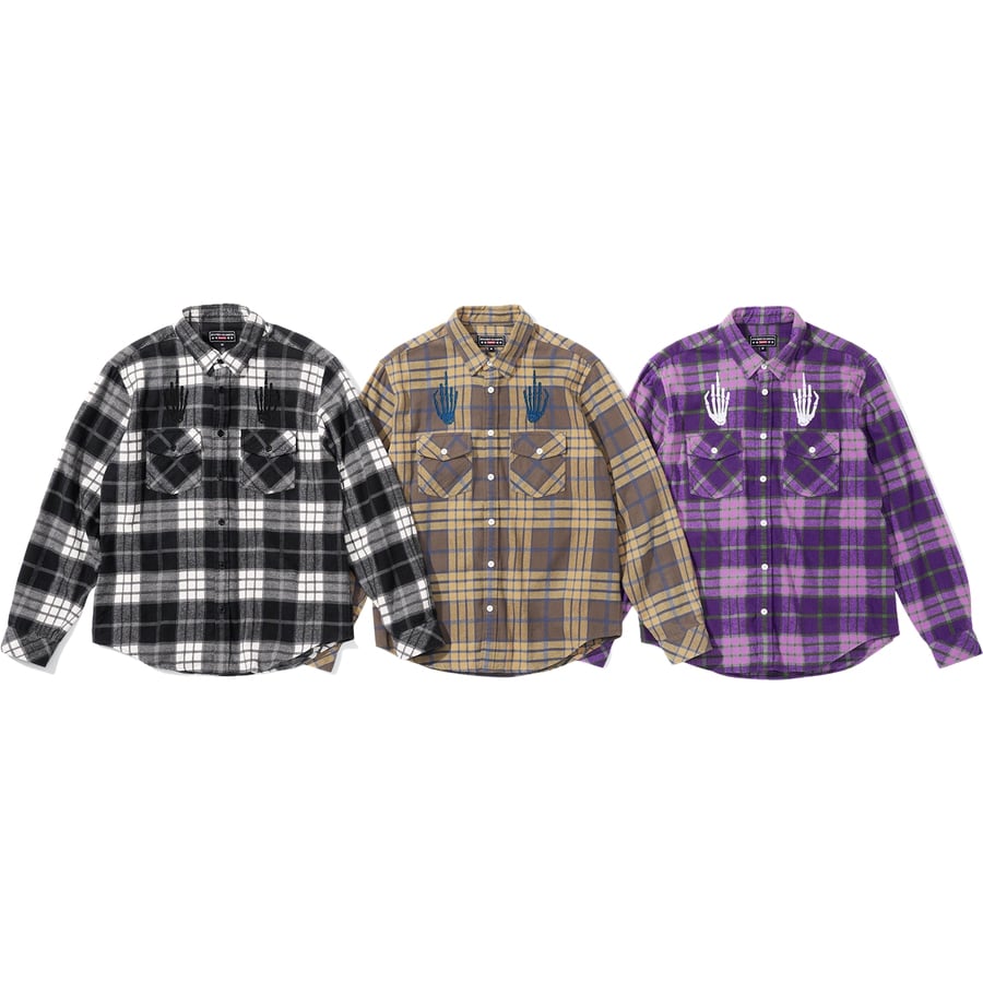 Supreme Supreme HYSTERIC GLAMOUR Plaid Flannel Shirt for spring summer 21 season