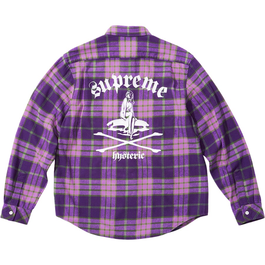 HYSTERIC GLAMOUR Plaid Flannel Shirt - spring summer 2021 - Supreme