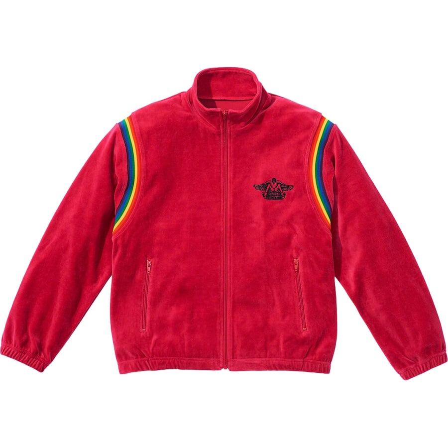 Details on Supreme HYSTERIC GLAMOUR Velour Track Jacket  from spring summer
                                                    2021 (Price is $158)