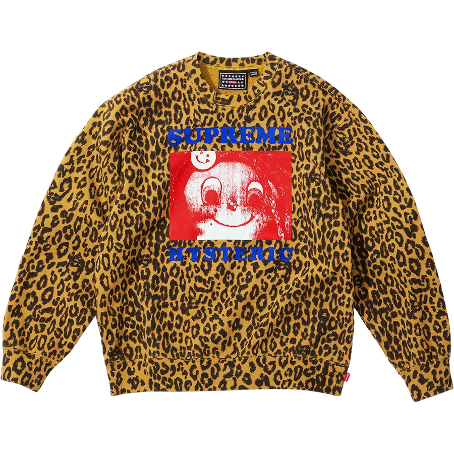 Details on Supreme HYSTERIC GLAMOUR Crewneck  from spring summer
                                                    2021 (Price is $158)