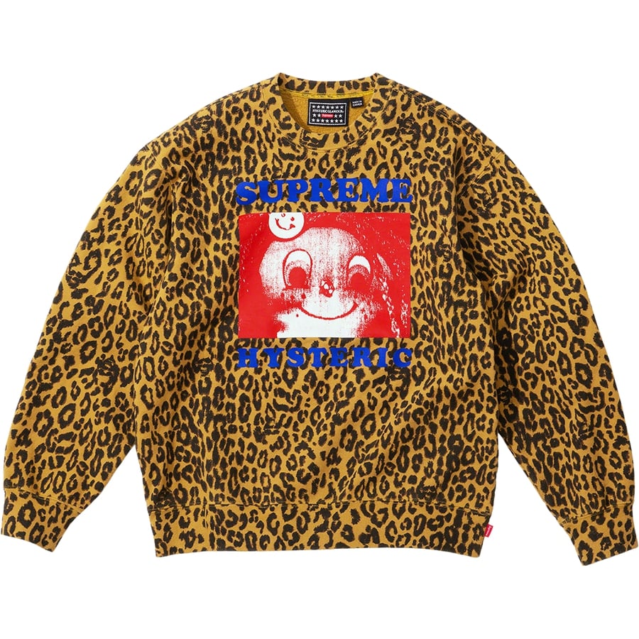 Details on Supreme HYSTERIC GLAMOUR Crewneck  from spring summer
                                                    2021 (Price is $158)