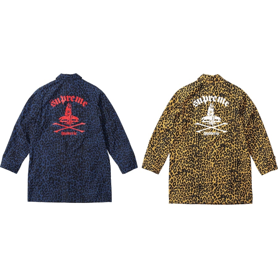 Supreme Supreme HYSTERIC GLAMOUR Leopard Trench released during spring summer 21 season