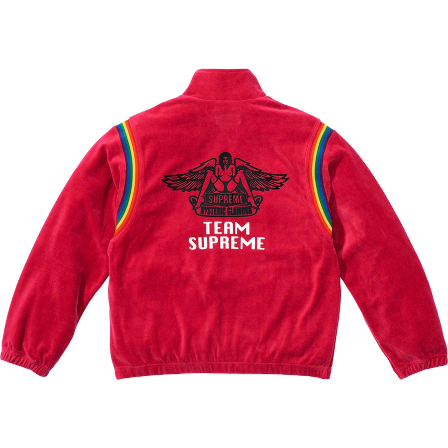 Details on Supreme HYSTERIC GLAMOUR Velour Track Jacket  from spring summer
                                                    2021 (Price is $158)