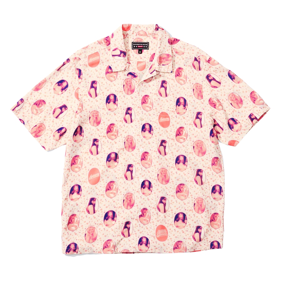 Details on Supreme HYSTERIC GLAMOUR Blurred Girls Rayon S S Shirt  from spring summer
                                                    2021 (Price is $148)