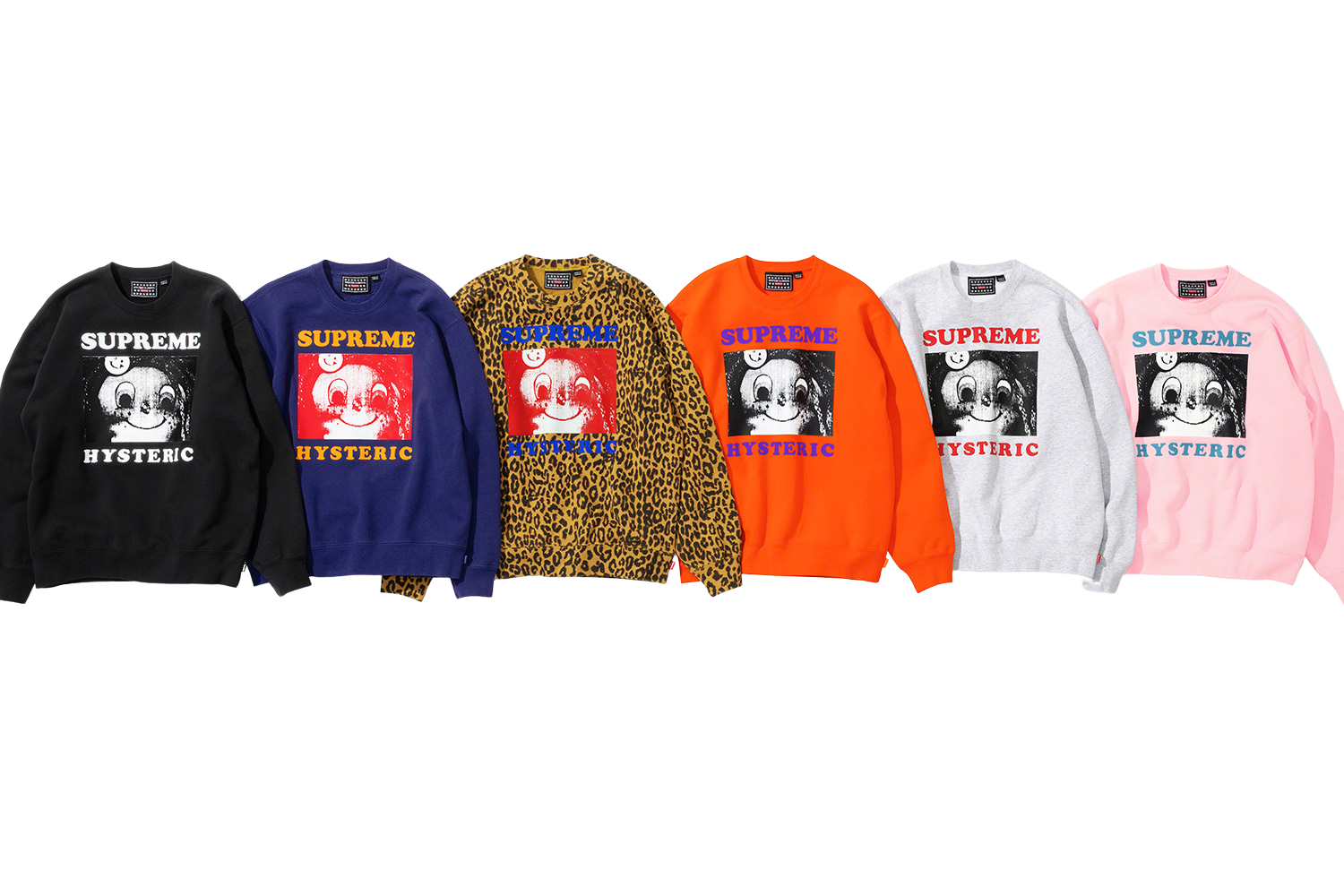 supreme hysteric glamour crewneck クルーネック