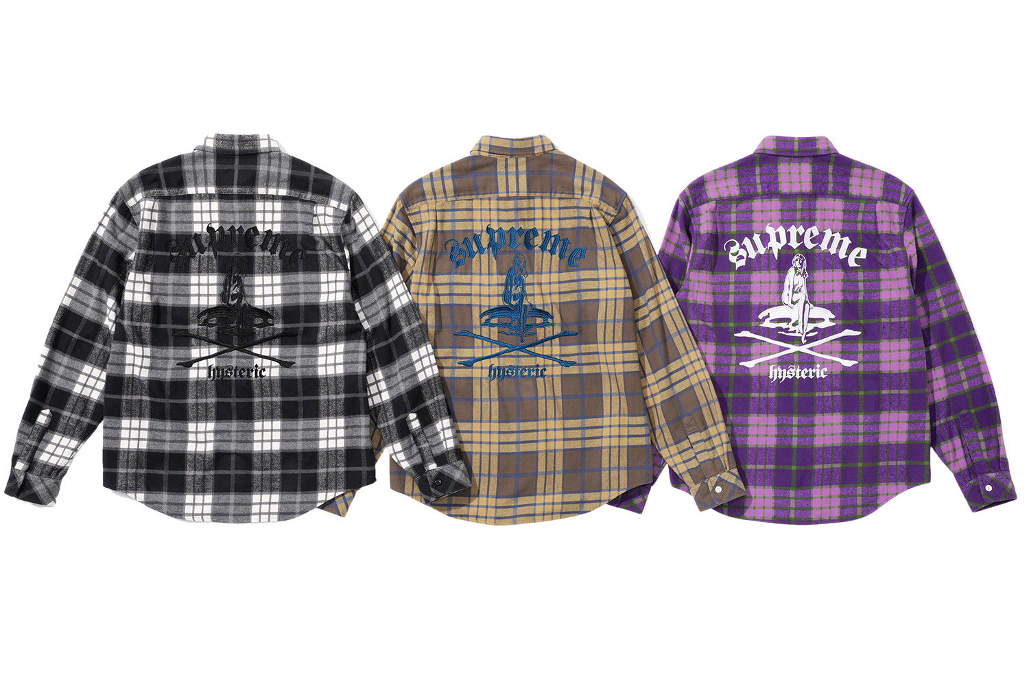 Supreme®/HYSTERIC GLAMOUR Plaid Flannel Shirt - Supreme Community