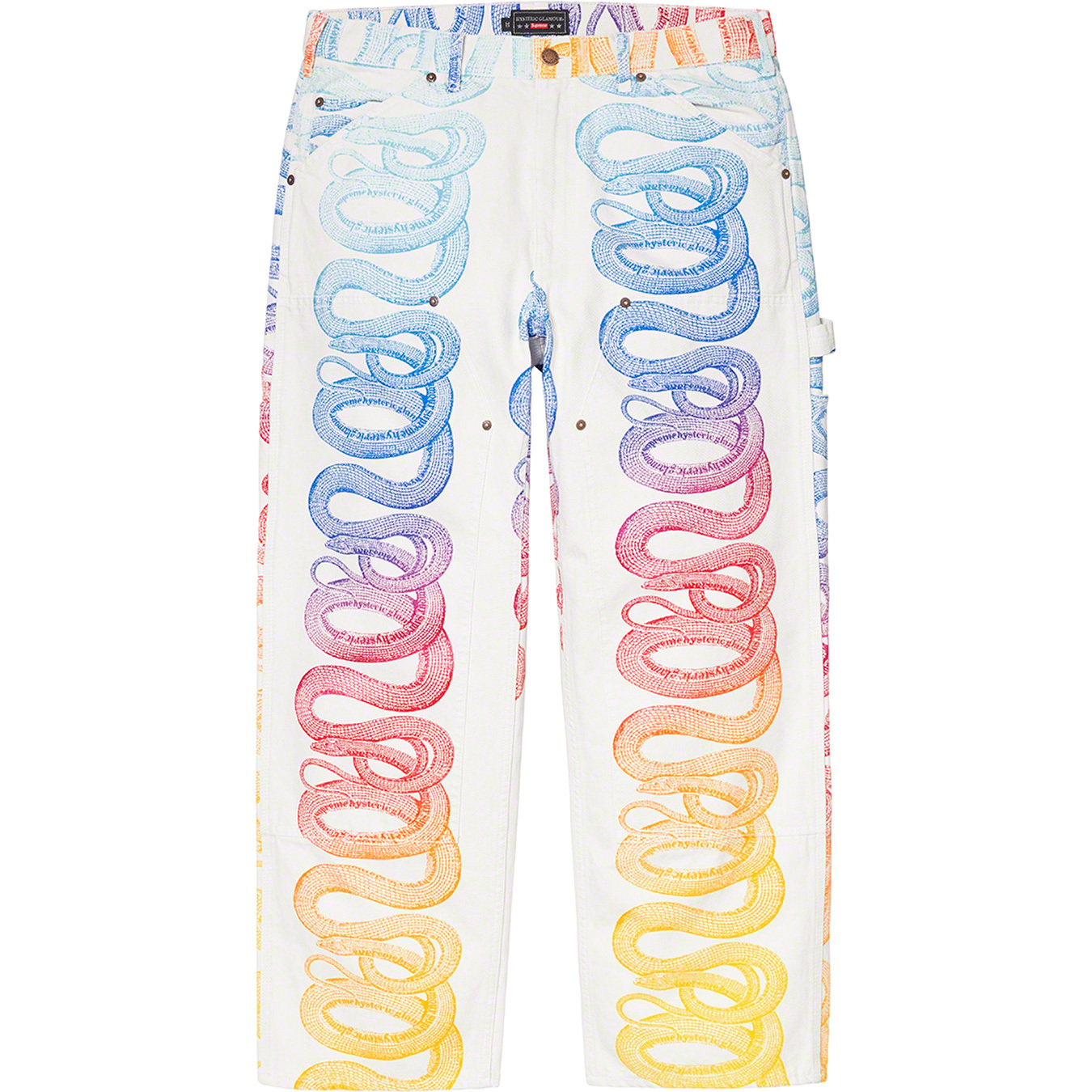 Supreme®/HYSTERIC GLAMOUR Snake Double Knee Denim Painter Pant 