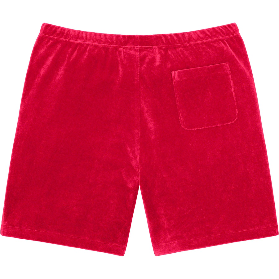 Details on Supreme HYSTERIC GLAMOUR Velour Short Dusty Red from spring summer
                                                    2021 (Price is $110)