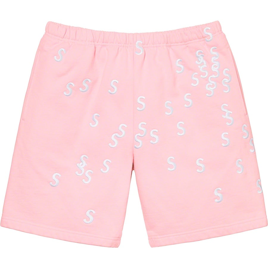 Details on Embroidered S Sweatshort Light Pink from spring summer
                                                    2021 (Price is $118)