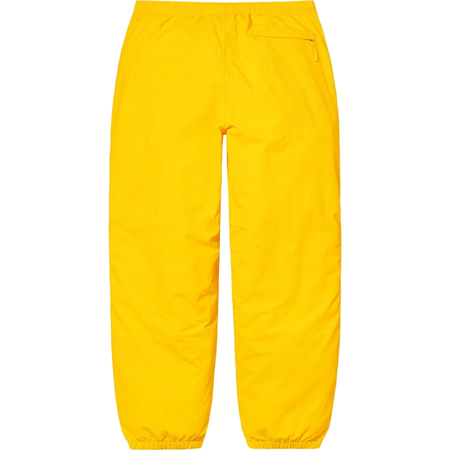 Details on Reflective Zip Track Pant Yellow from spring summer
                                                    2021 (Price is $138)