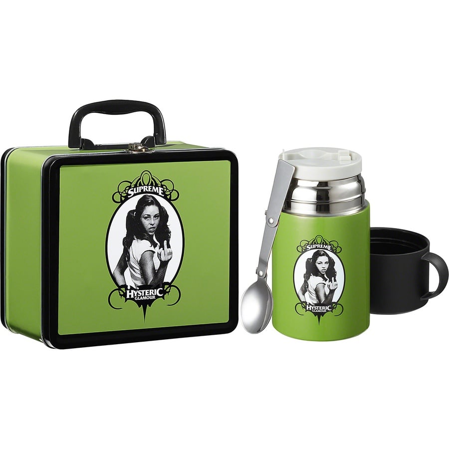 Details on Supreme HYSTERIC GLAMOUR Lunchbox Set Lime from spring summer
                                                    2021 (Price is $68)