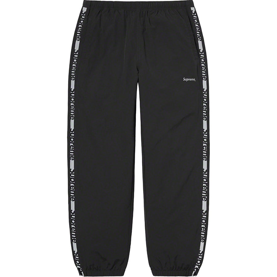 Details on Reflective Zip Track Pant Black from spring summer
                                                    2021 (Price is $138)