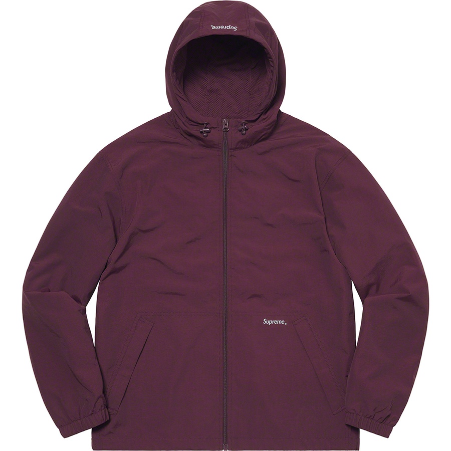 Details on Reflective Zip Hooded Jacket Purple from spring summer
                                                    2021 (Price is $168)