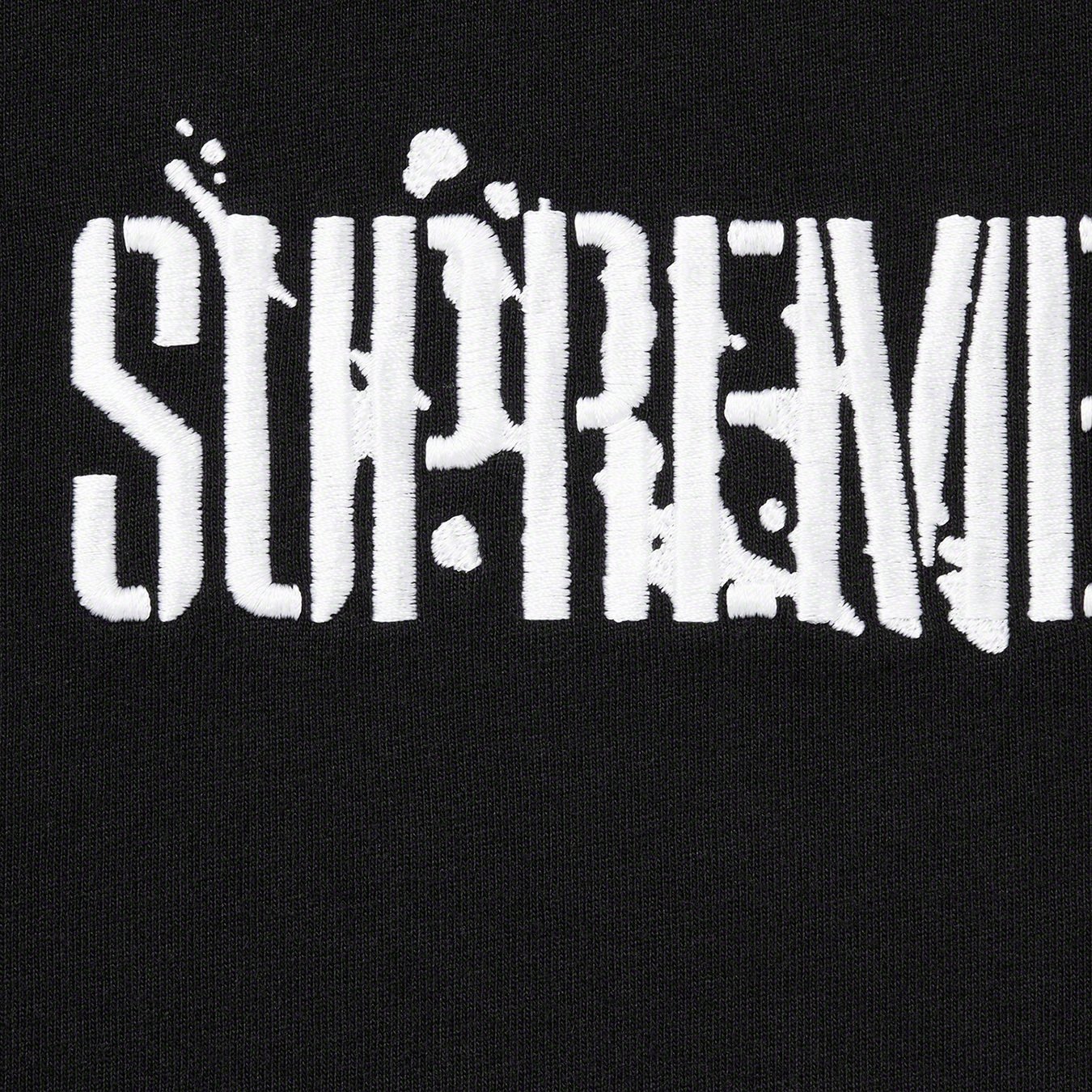 デッドストック supreme splatter S/S top  black