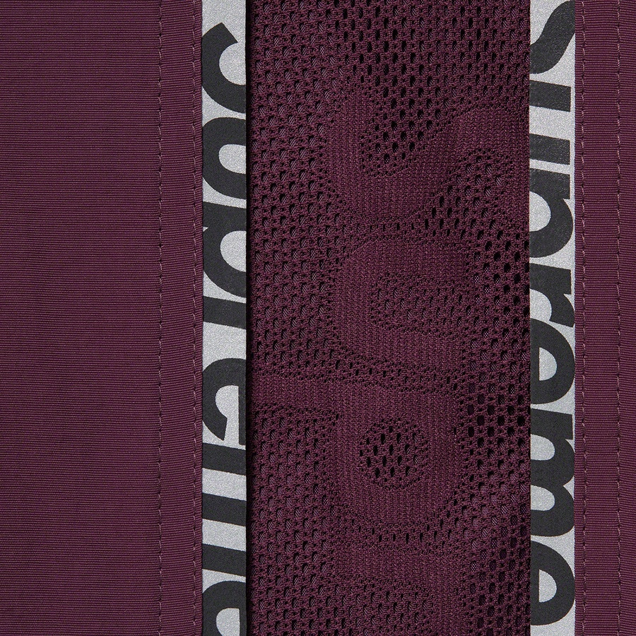 Details on Reflective Zip Track Pant Purple from spring summer
                                                    2021 (Price is $138)