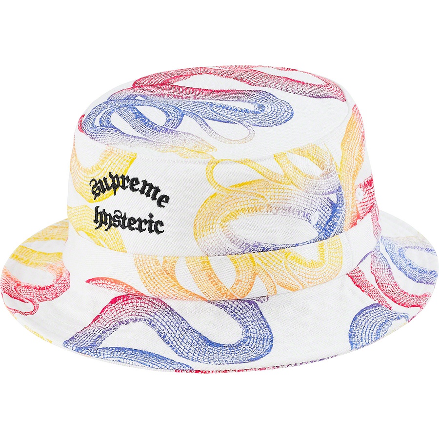 Details on Supreme HYSTERIC GLAMOUR Snake Denim Crusher White from spring summer
                                                    2021 (Price is $66)