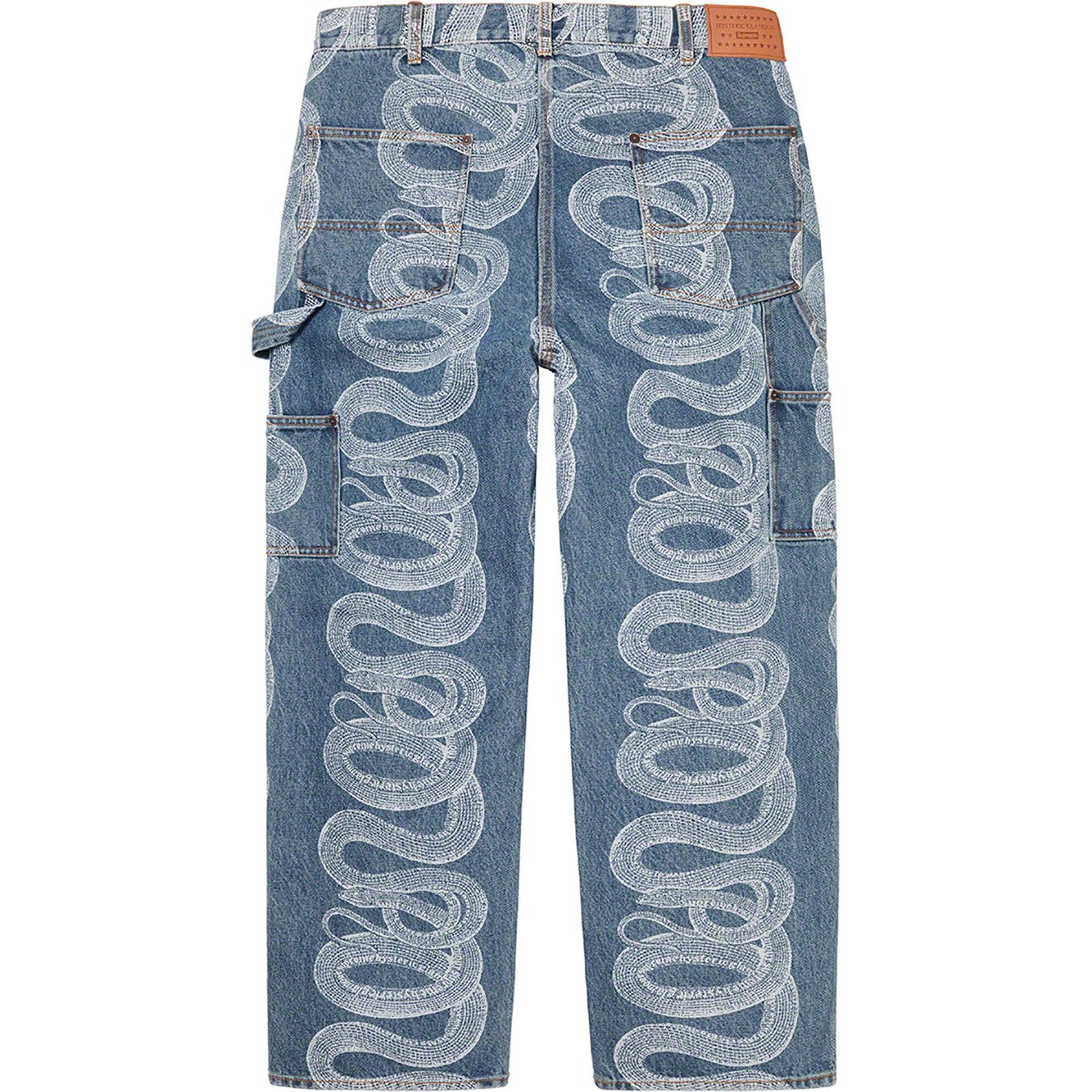 HYSTERIC Snake Double Knee Painter Pant - spring - Supreme