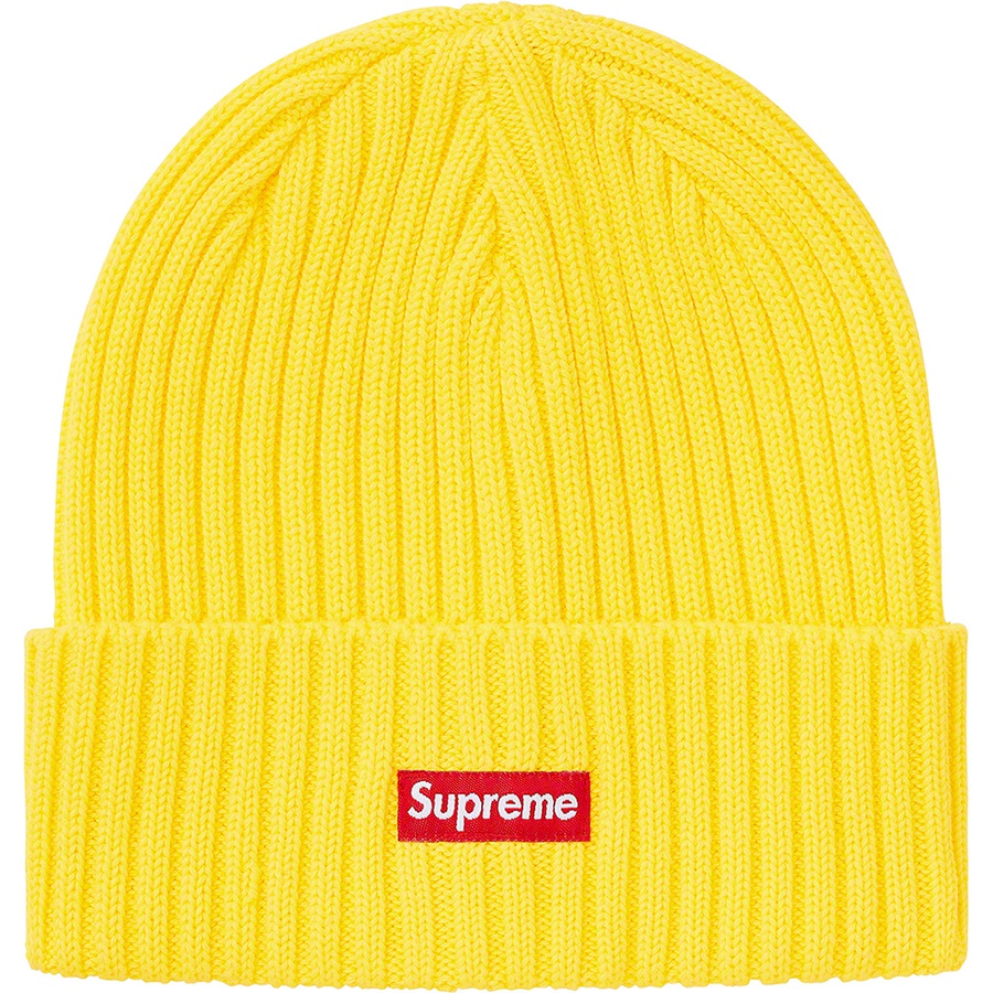 Details on Overdyed Beanie Yellow from spring summer
                                                    2021 (Price is $38)