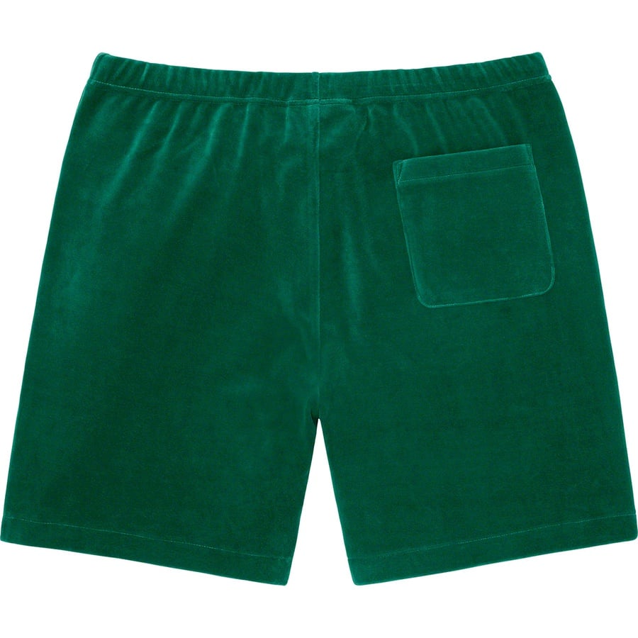 Details on Supreme HYSTERIC GLAMOUR Velour Short Green from spring summer
                                                    2021 (Price is $110)