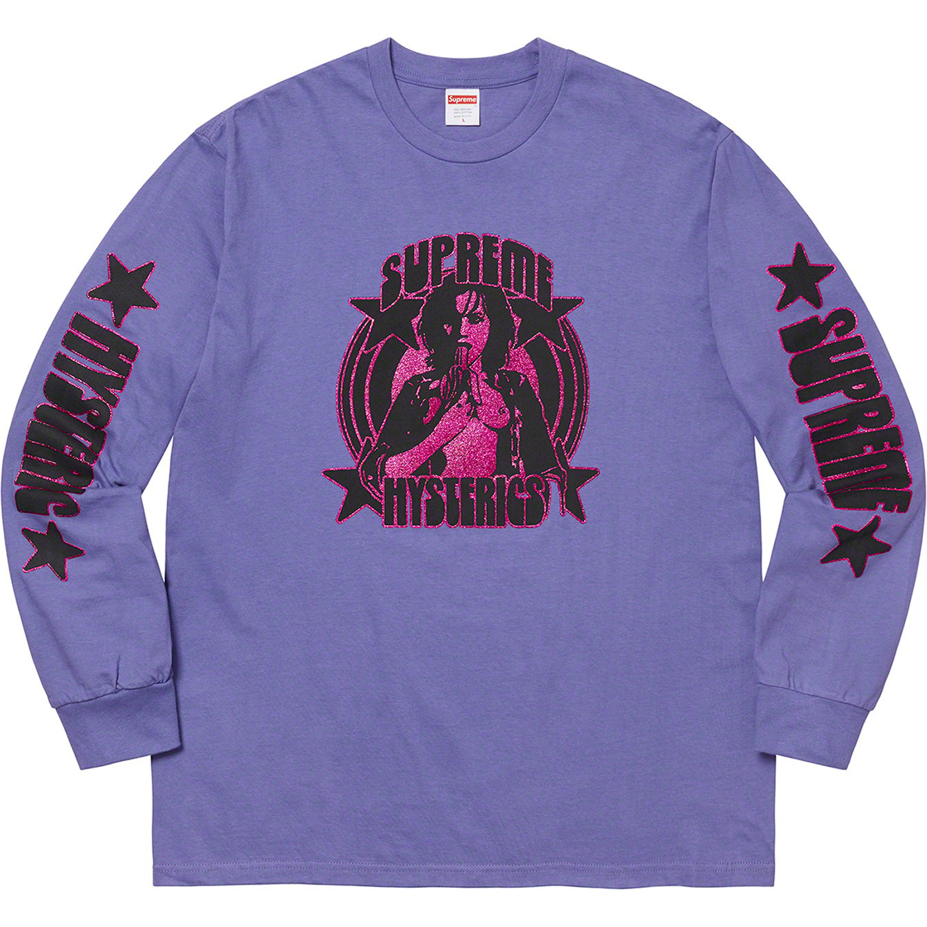 Supreme / HYSTERIC GLAMOUR L/S purple