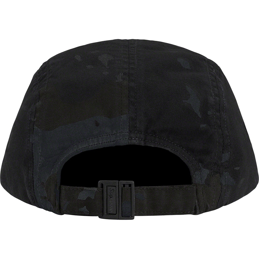 Details on Overdyed Camo Camp Cap Black from spring summer
                                                    2021 (Price is $54)