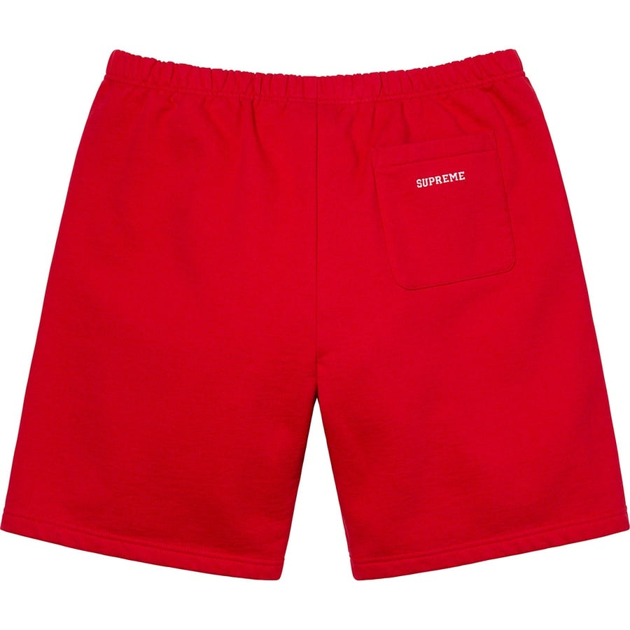 Details on Embroidered S Sweatshort Red from spring summer
                                                    2021 (Price is $118)