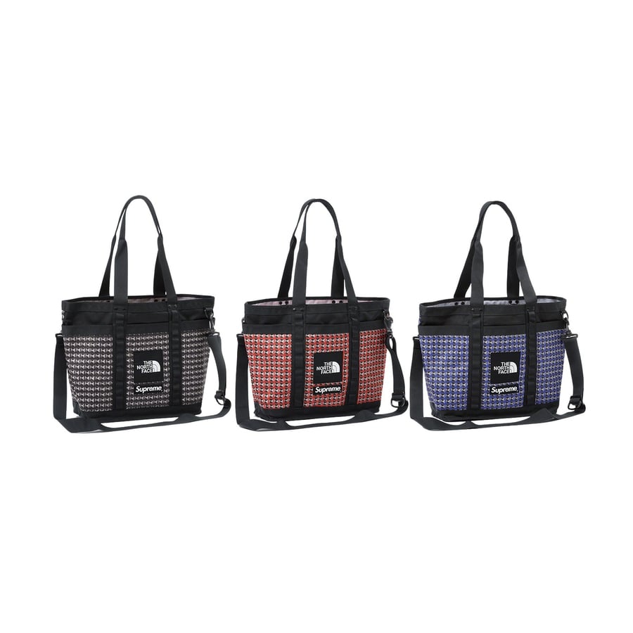 Supreme Supreme The North Face Studded Explore Utility Tote releasing on Week 5 for spring summer 2021
