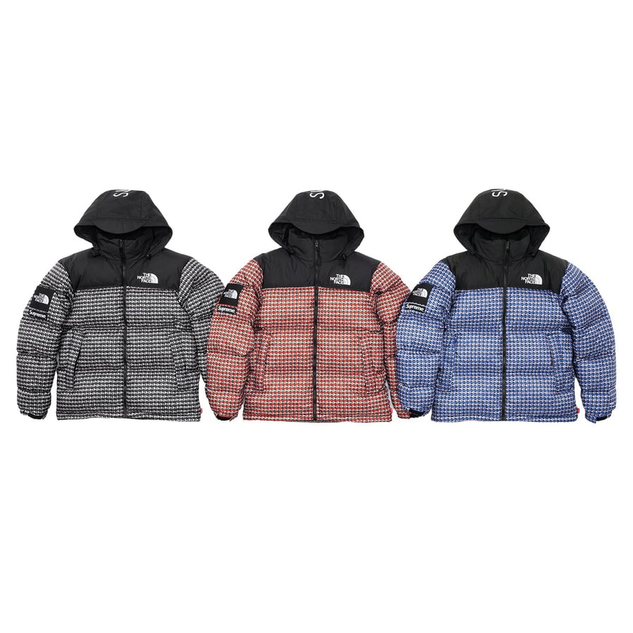 Details on Supreme The North Face Studded Nuptse Jacket from spring summer
                                            2021 (Price is $398)