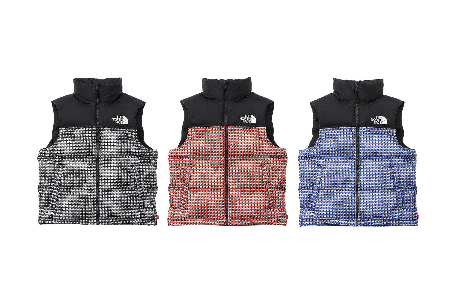 Supreme/North Face Studded Nuptse Vest-