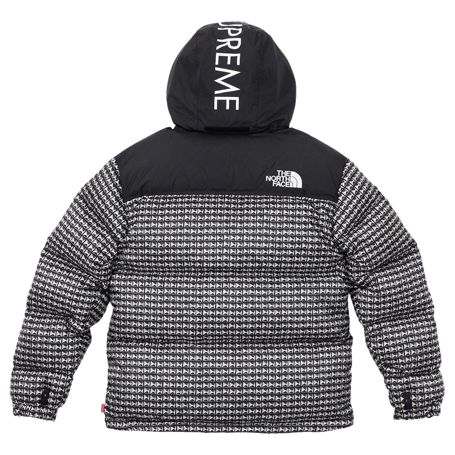 Details on Supreme The North Face Studded Nuptse Jacket  from spring summer
                                                    2021 (Price is $398)