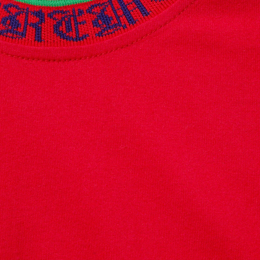 Details on Old English Collar Logo L S Top Red from spring summer
                                                    2021 (Price is $88)