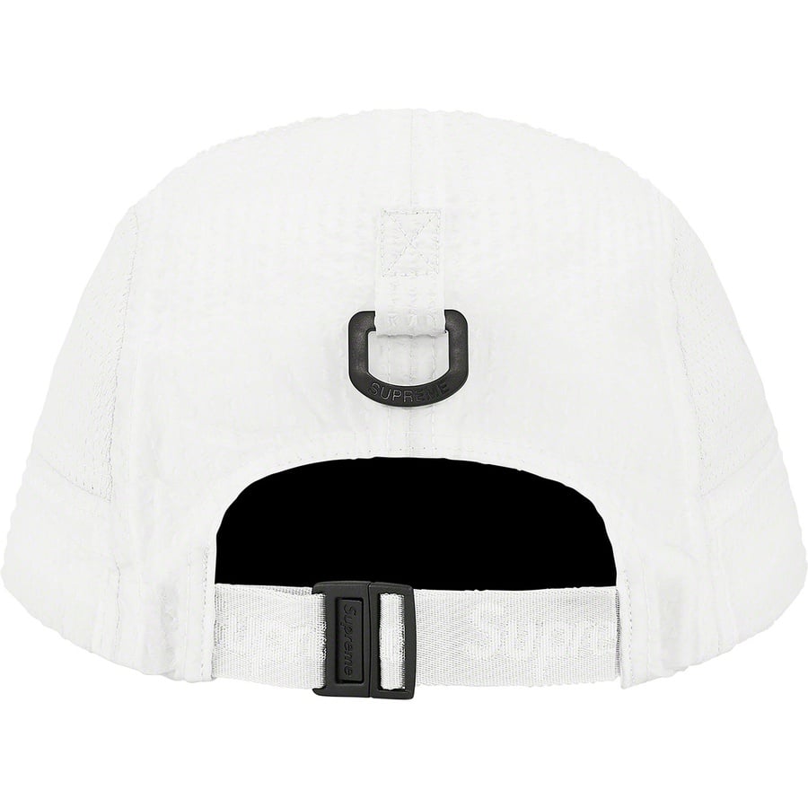 Details on Mesh Seersucker Camp Cap White from spring summer
                                                    2021 (Price is $48)