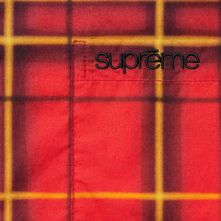 Details on Spray Tartan Shirt Red from spring summer
                                                    2021 (Price is $138)