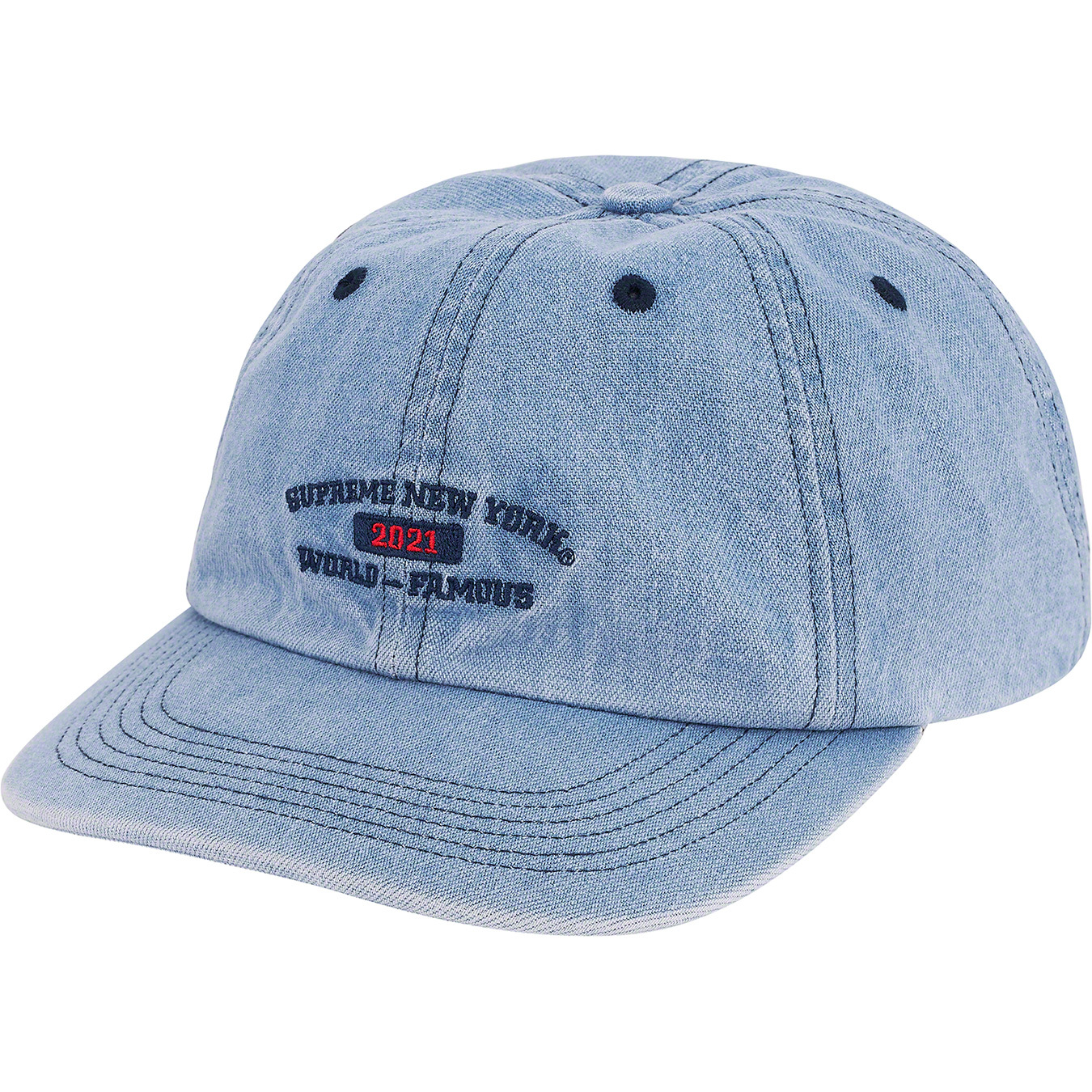 Monogram Denim 6-Panel - fall winter 2021 - Supreme