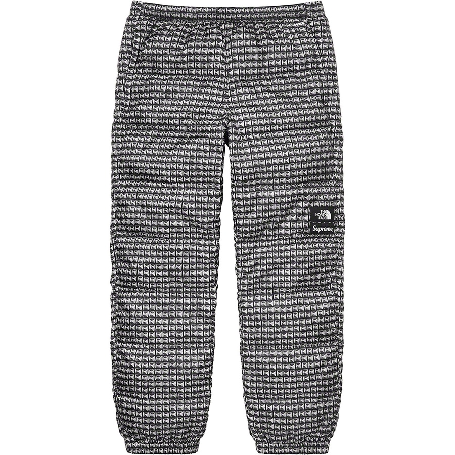 Details on Supreme The North Face Studded Nuptse Pant Black from spring summer
                                                    2021 (Price is $228)