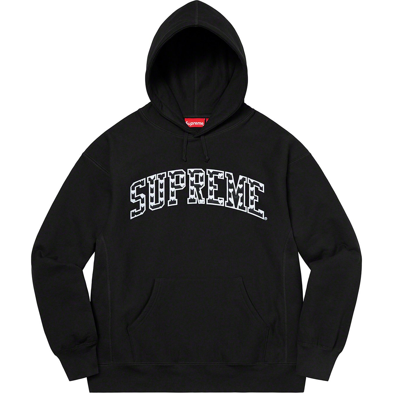 Hearts Arc Hooded Sweatshirt - spring summer 2021 - Supreme