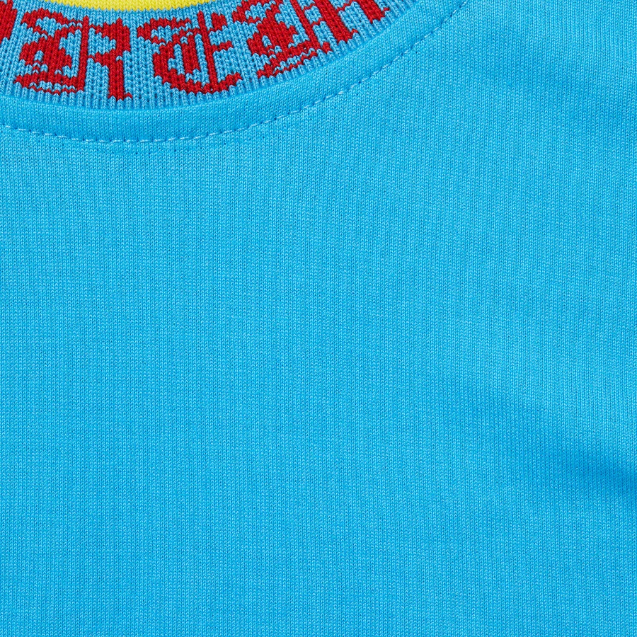Details on Old English Collar Logo L S Top Cyan from spring summer
                                                    2021 (Price is $88)