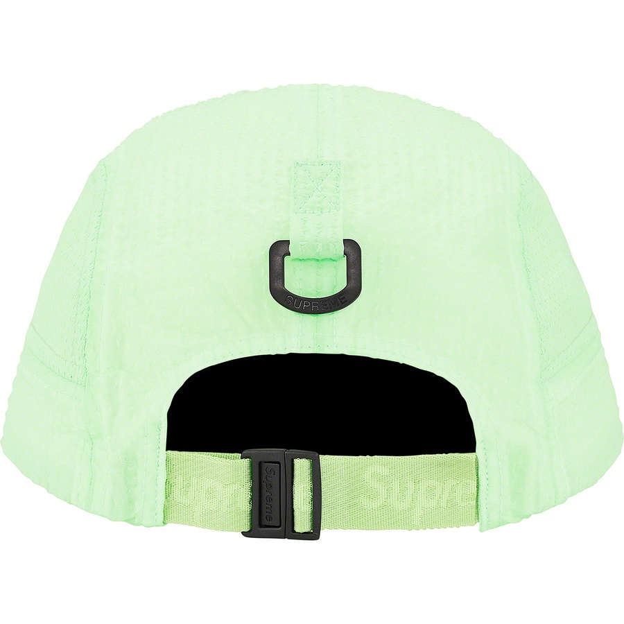 Details on Mesh Seersucker Camp Cap Mint from spring summer
                                                    2021 (Price is $48)